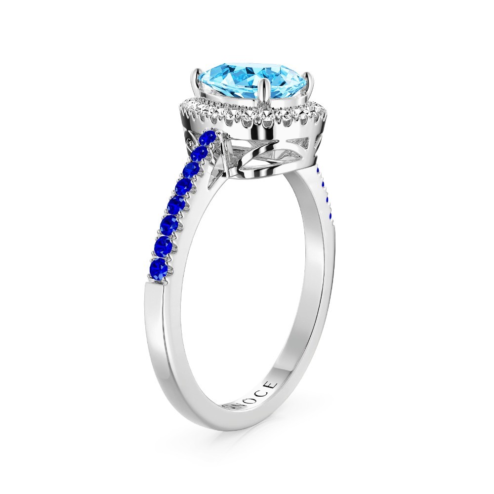 Blue Teardrop Ring image number 1