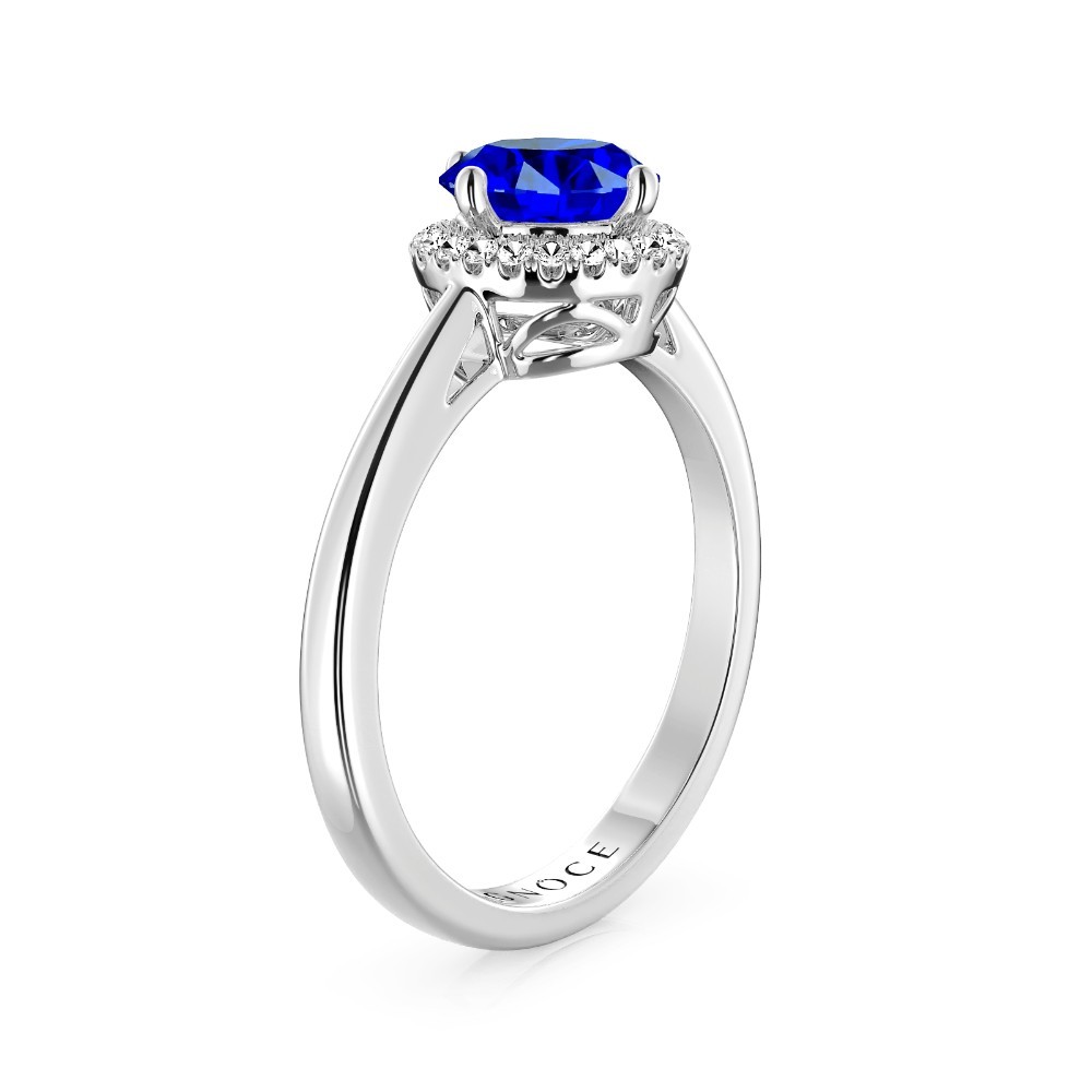 Royal Blue Round-Cut Ring image number 1