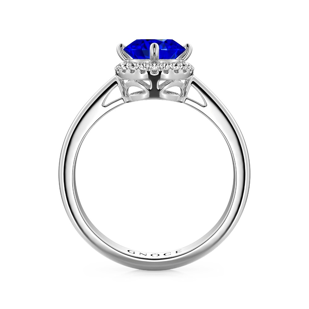 Royal Blue Round-Cut Ring image number 2