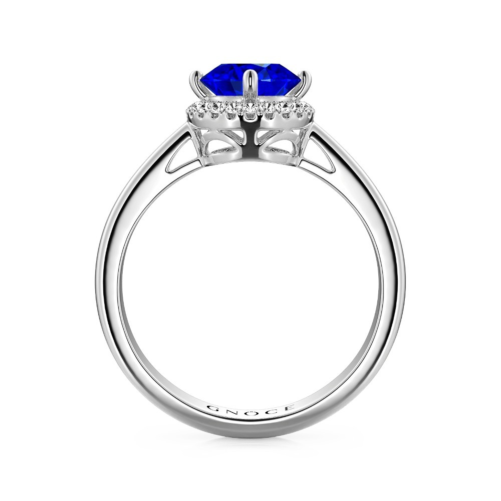 Royal Blue Round-Cut Ring image number 2