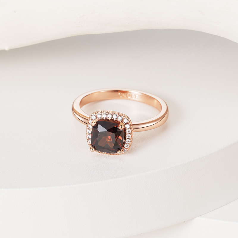 Square Brown Ring image number 3