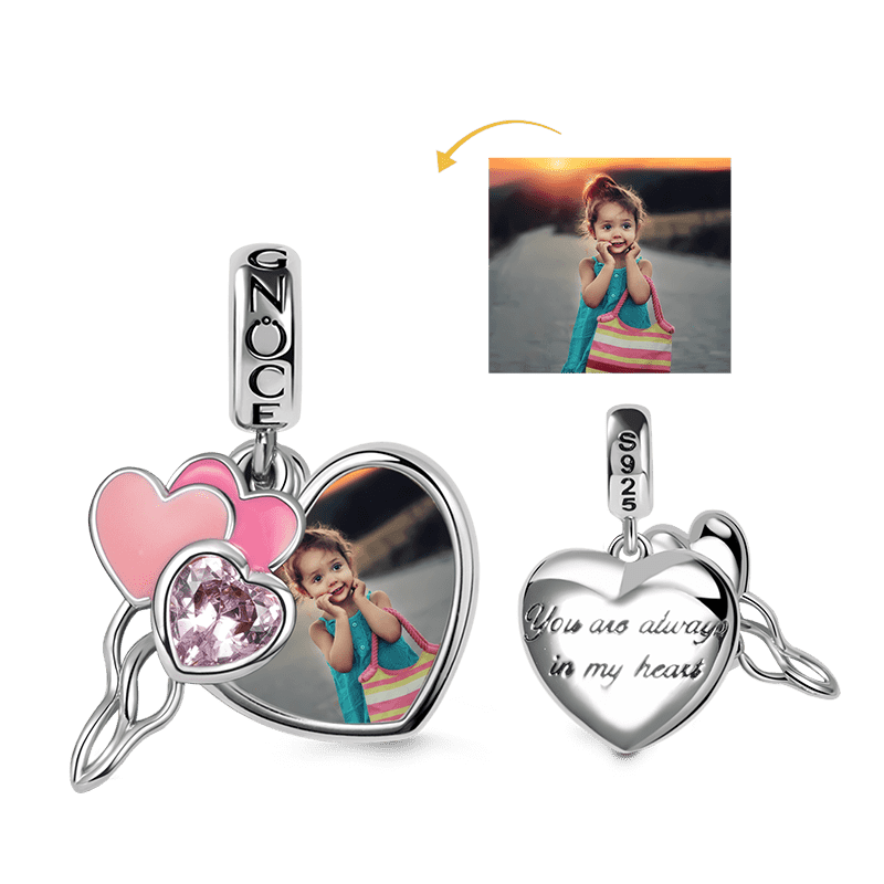 Heart Personalized Photo Charm image number 0
