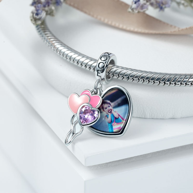 Heart Personalized Photo Charm image number 1