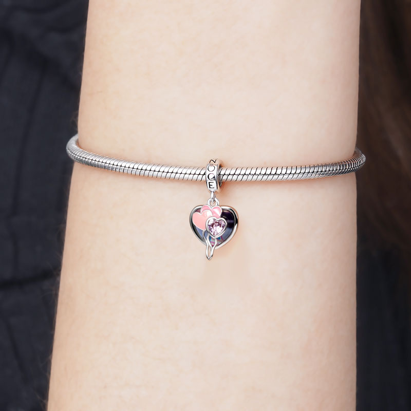 Heart Personalized Photo Charm image number 2
