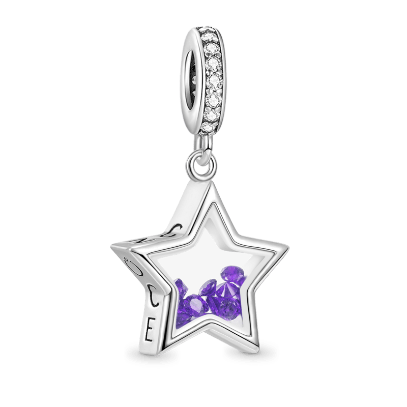 Star Birthstone Pendant image number 0