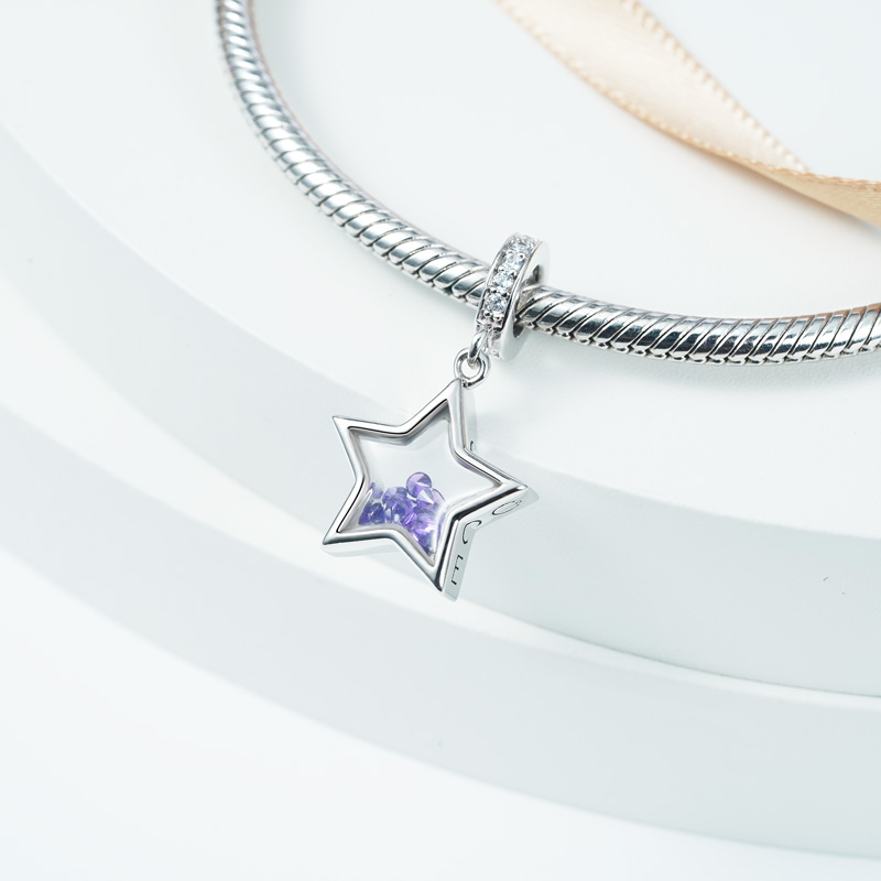 Star Birthstone Pendant image number 1