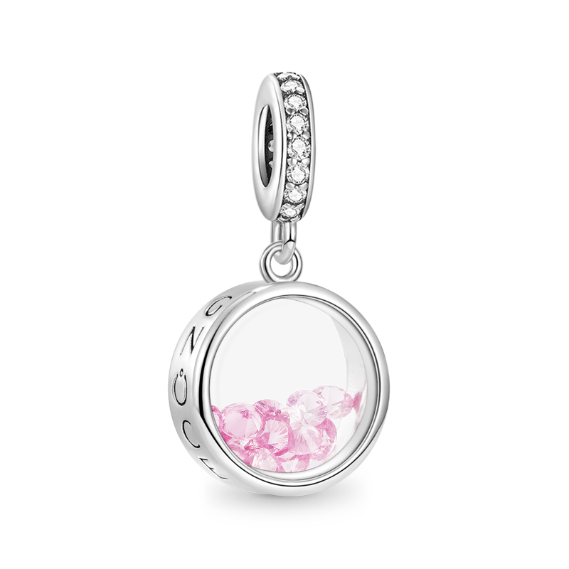 Round Birthstone Pendant image number 0