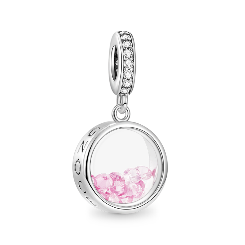 Round Birthstone Pendant image number 0