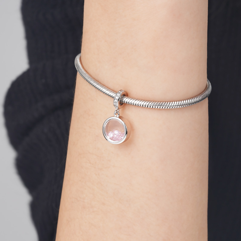 Round Birthstone Pendant image number 2