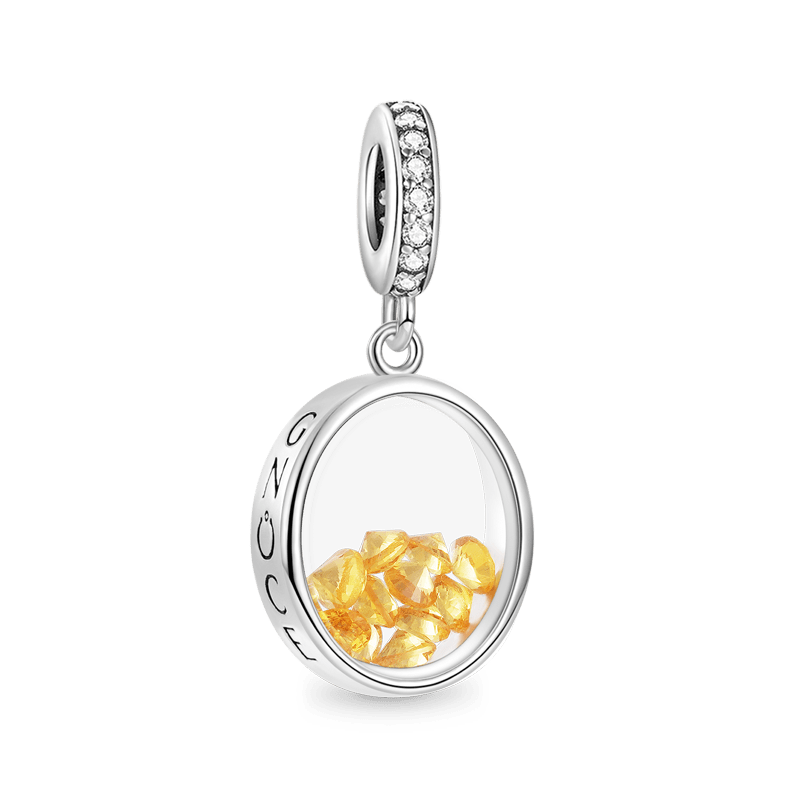 Oval Birthstone Pendant image number 0
