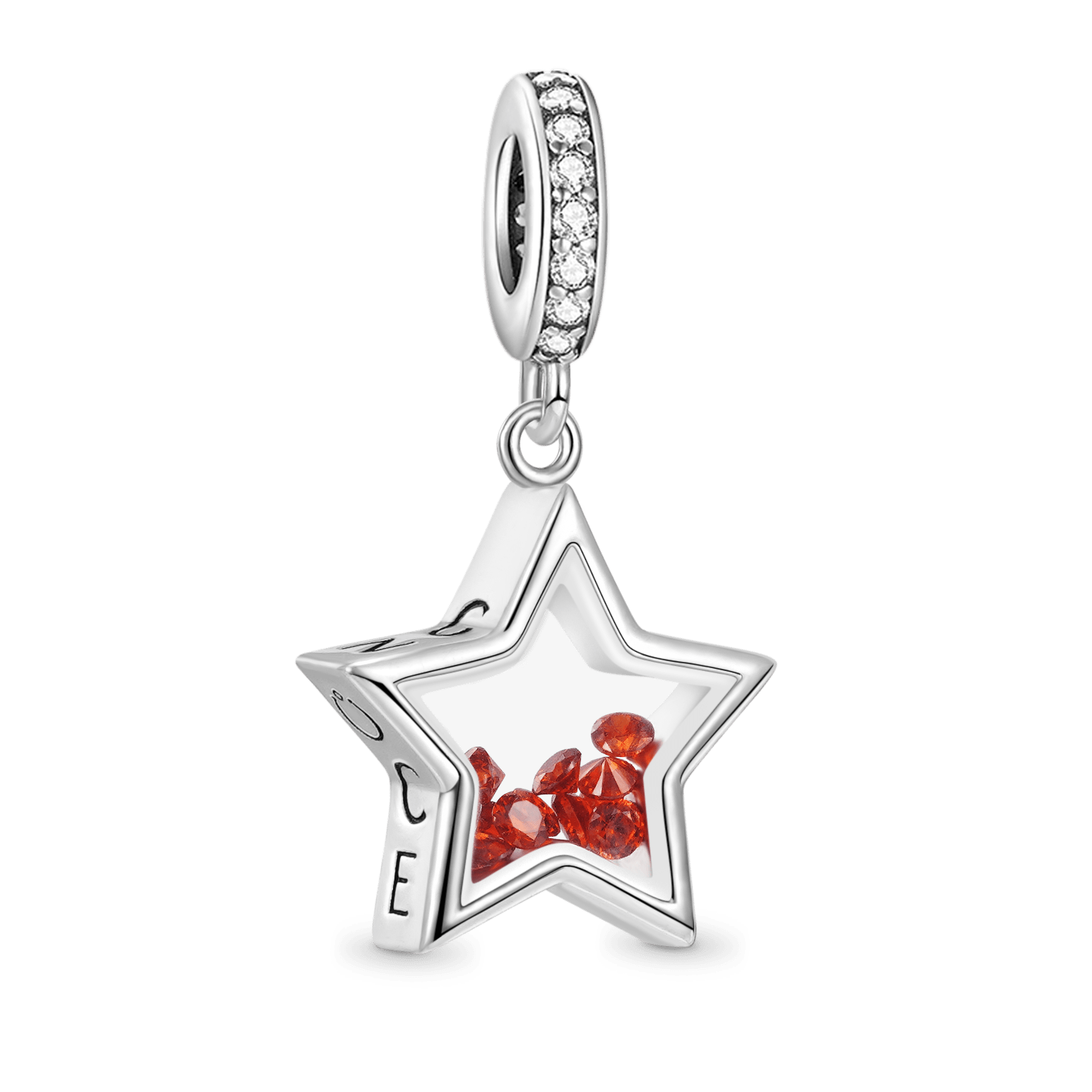 Star Birthstone Pendant image number 0