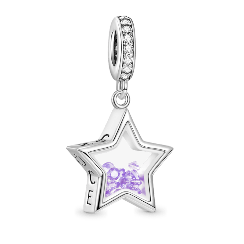 Star Birthstone Pendant image number 0