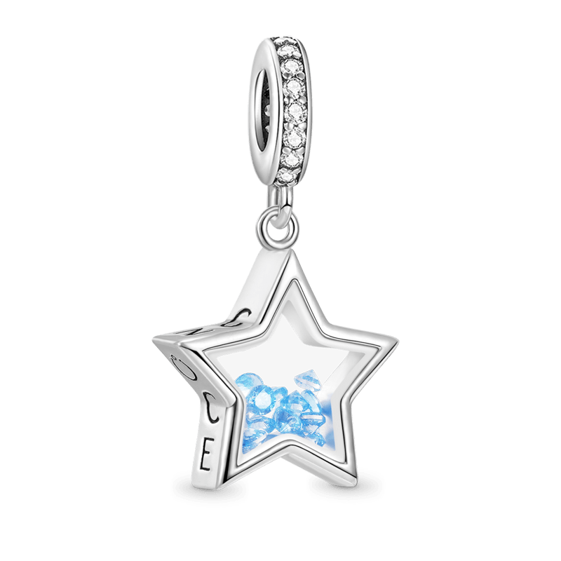 Star Birthstone Pendant image number 0