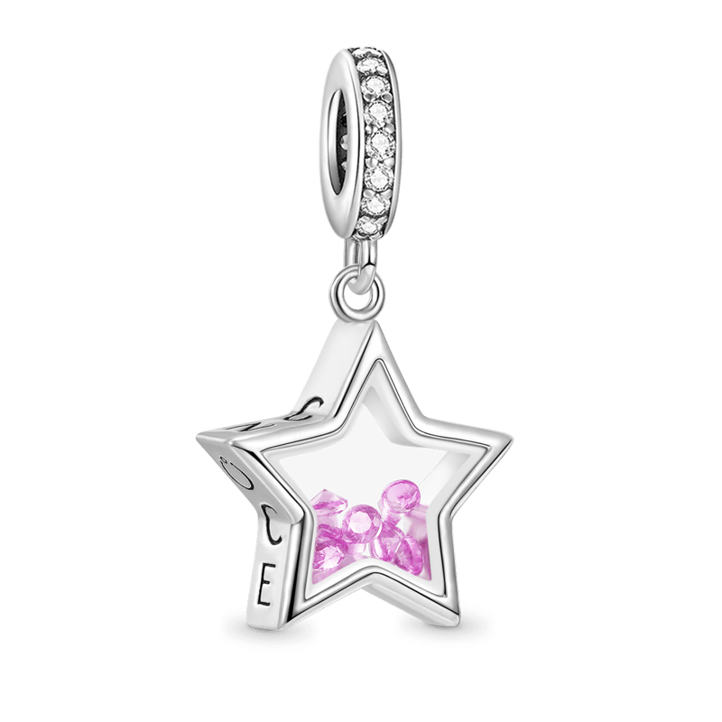 Star Birthstone Pendant image number 0