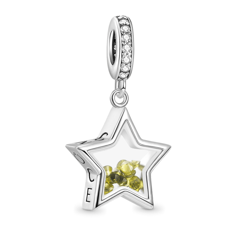Star Birthstone Pendant image number 0