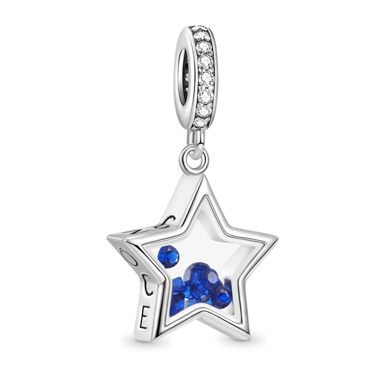 Star Birthstone Pendant image number 0