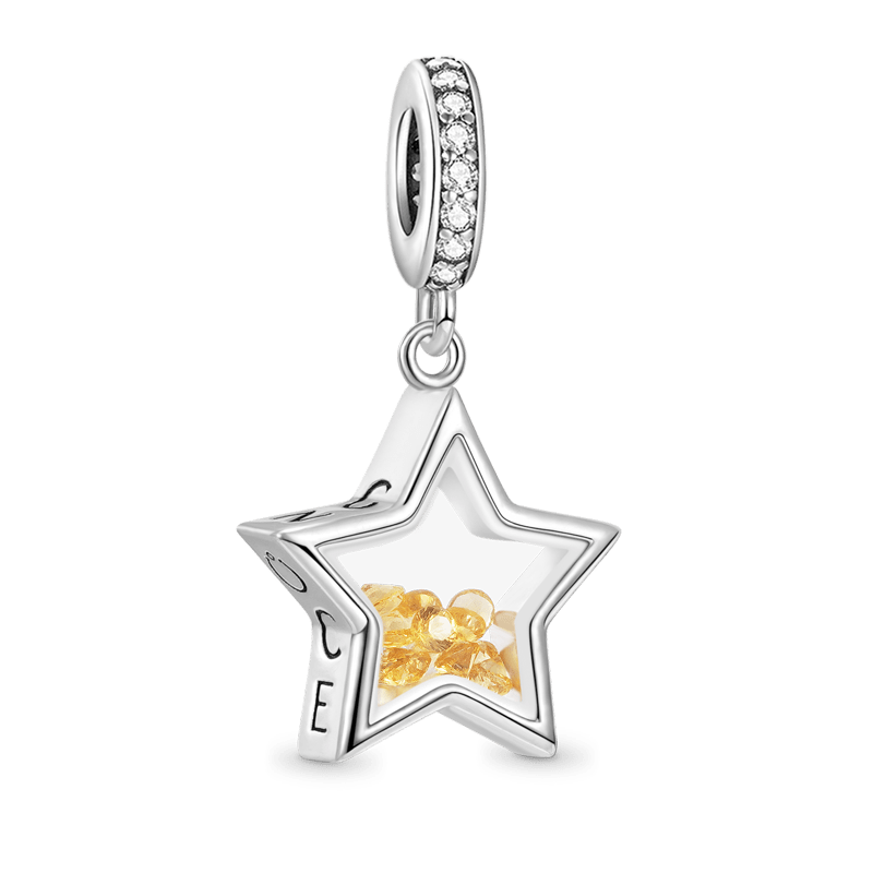 Star Birthstone Pendant image number 0