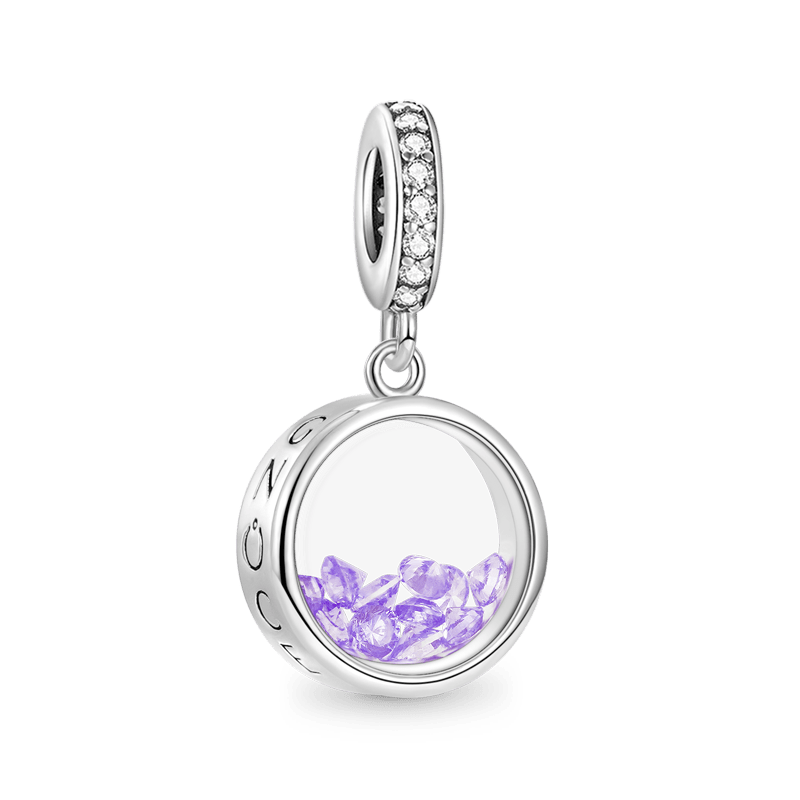 Round Birthstone Pendant image number 0