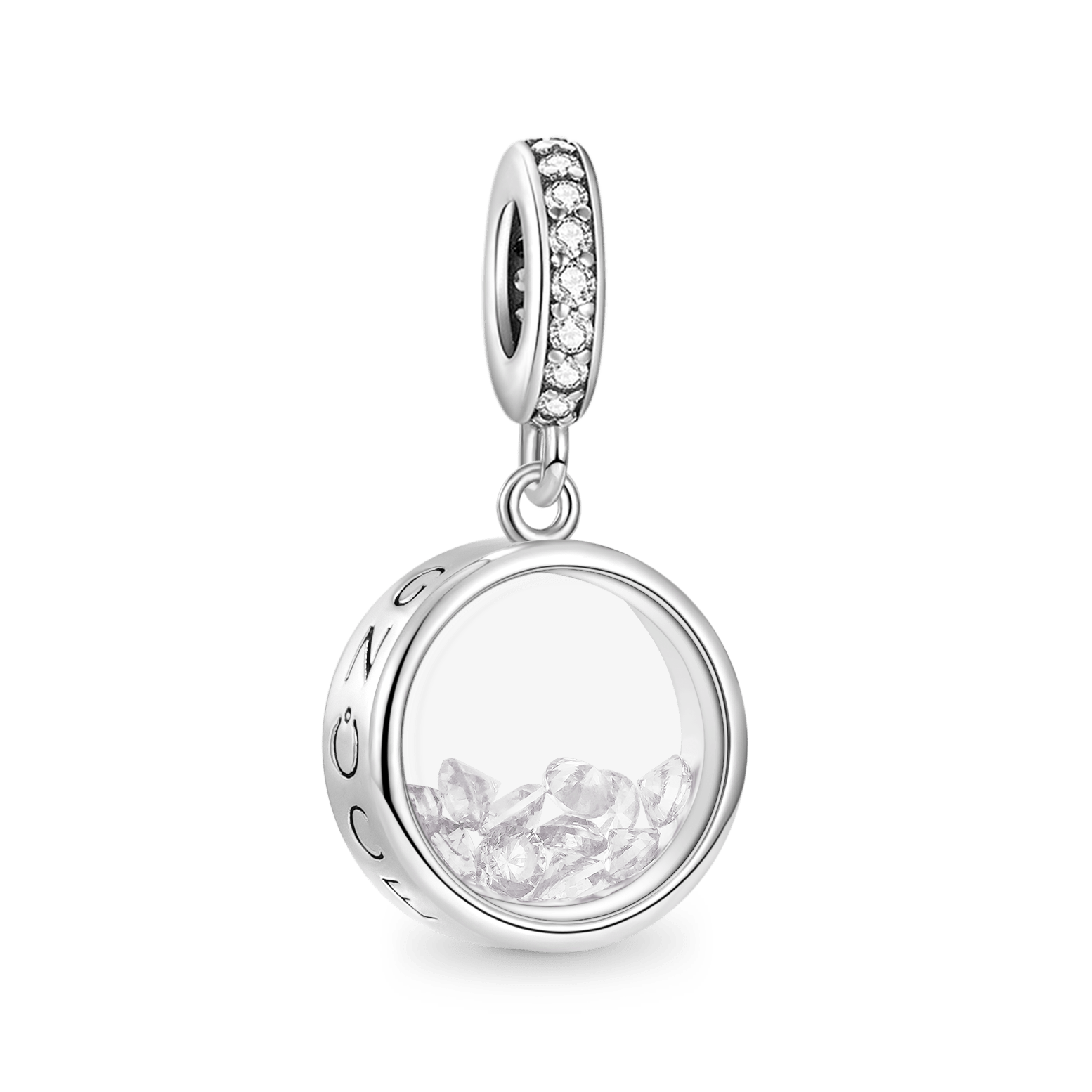 Round Birthstone Pendant image number 0