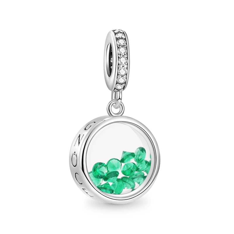 Round Birthstone Pendant image number 0