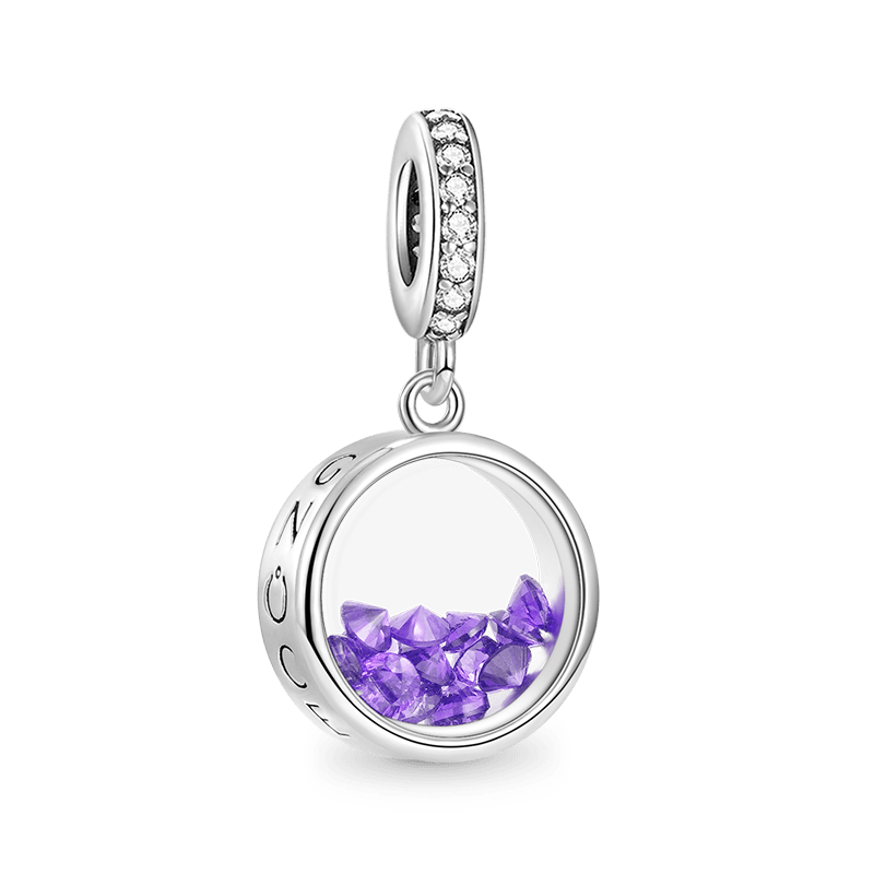 Round Birthstone Pendant image number 0
