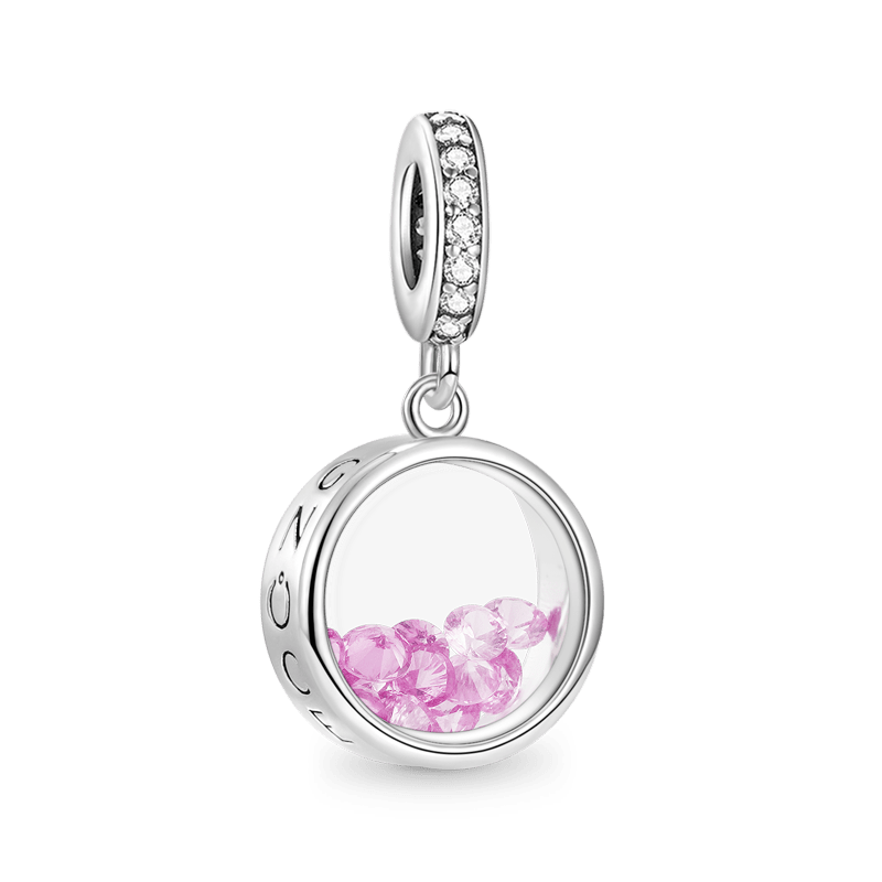 Round Birthstone Pendant image number 0