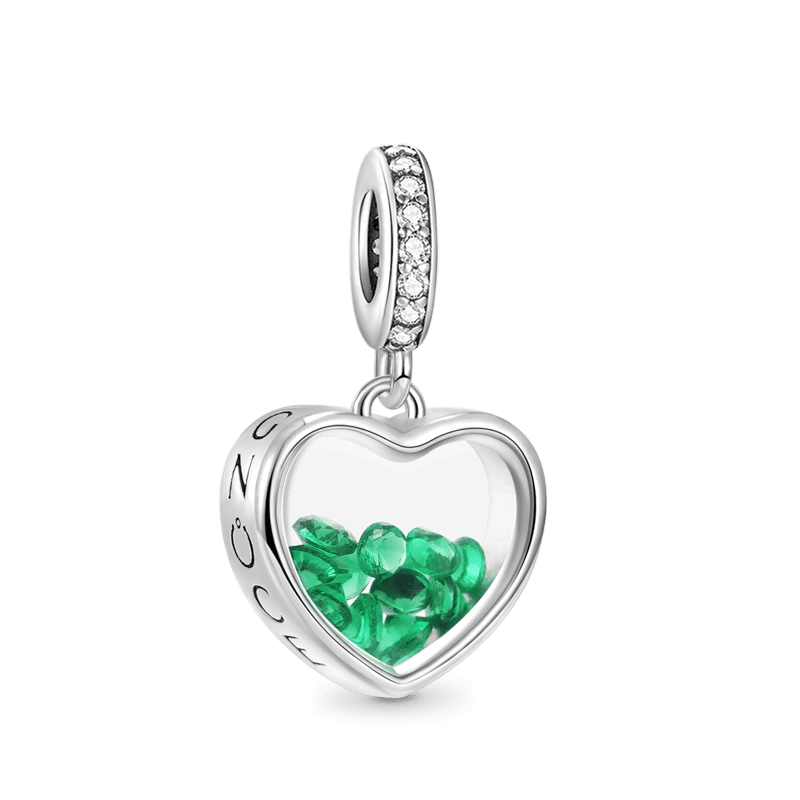 Heart Birthstone Pendant image number 0