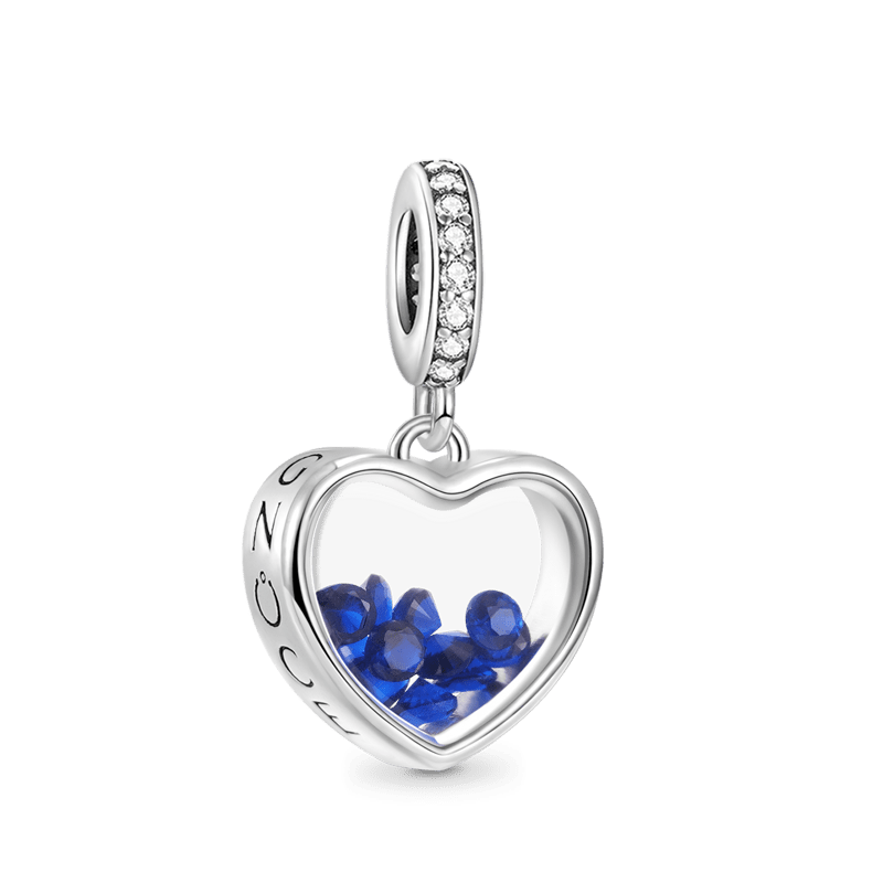 Heart Birthstone Pendant image number 0