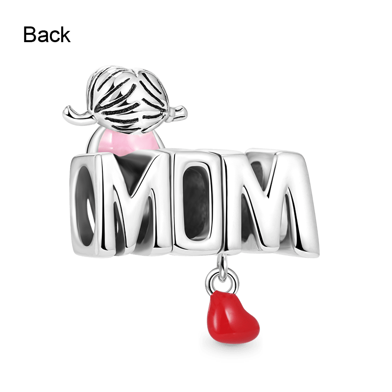 MOM Letter Charm image number 1