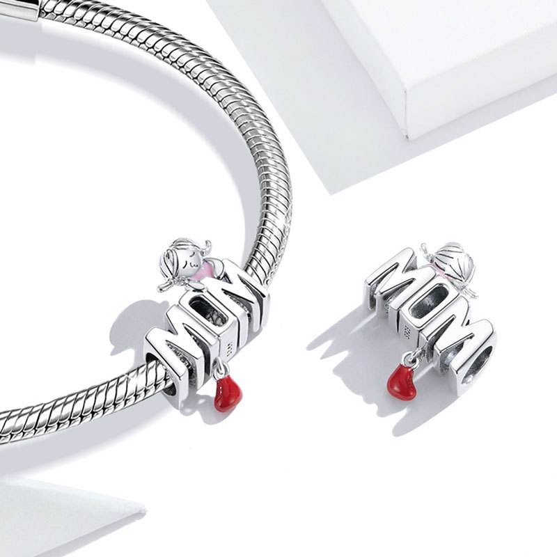 MOM Letter Charm image number 2