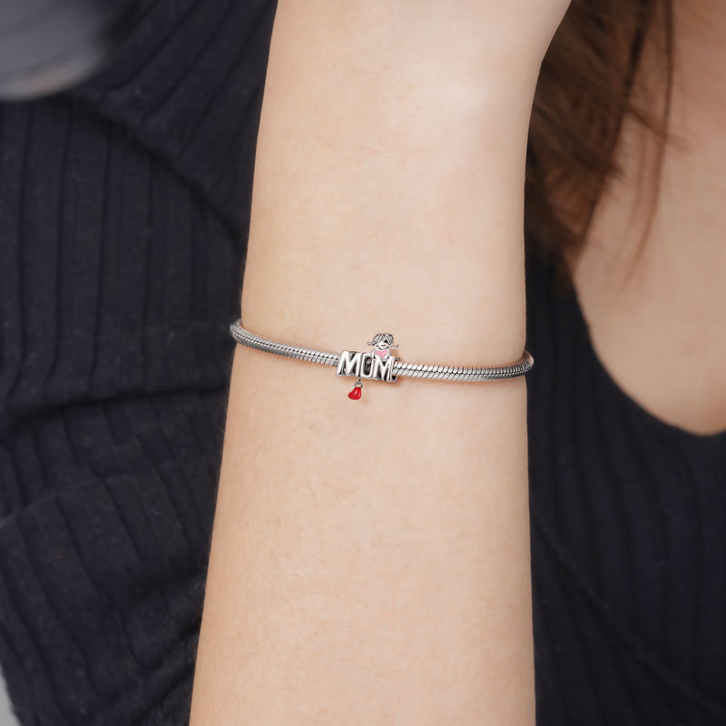 MOM Letter Charm image number 3