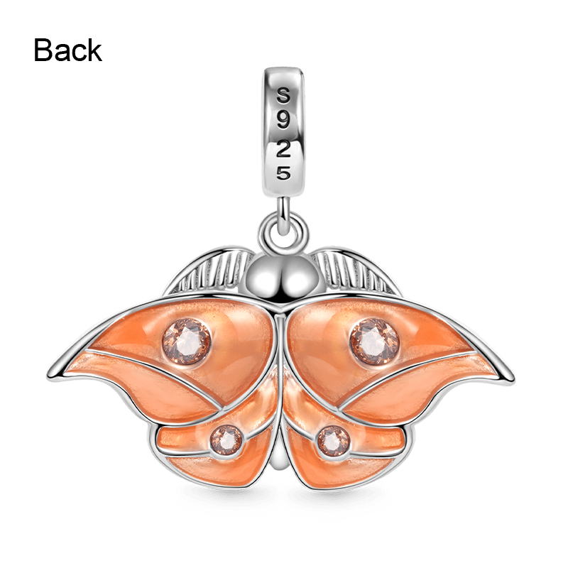 Japanese Silk Moth Charm image number 1
