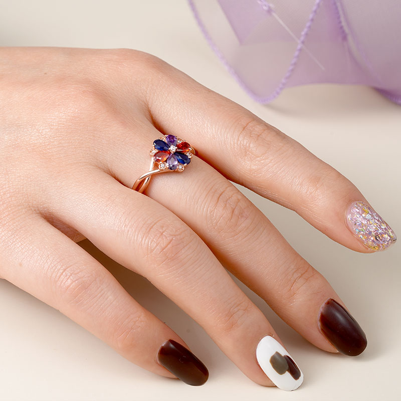 Color Flower Ring image number 4