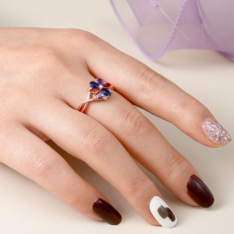 Color Flower Ring image number 4