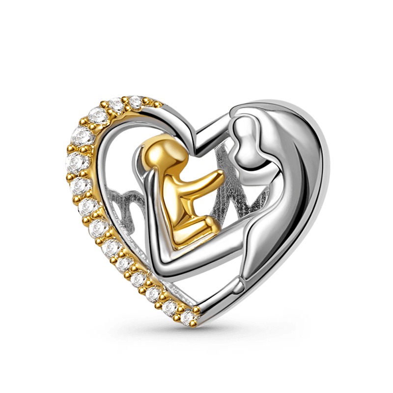 Mom Hugs Baby Charm image number 0