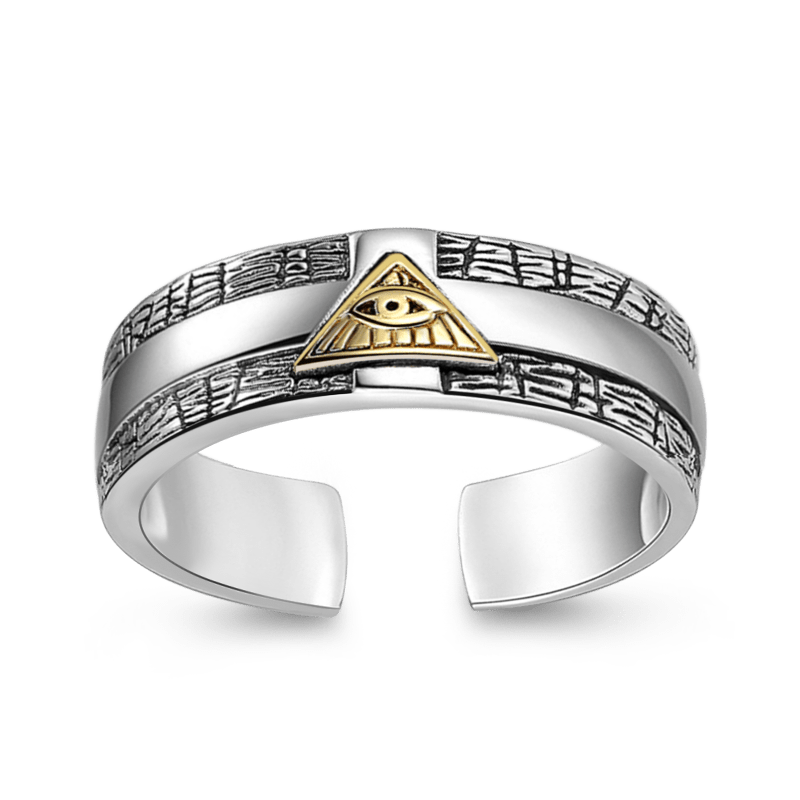 Adjustable Eye of God Ring image number 0