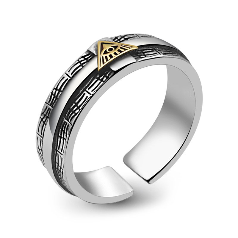 Adjustable Eye of God Ring image number 1