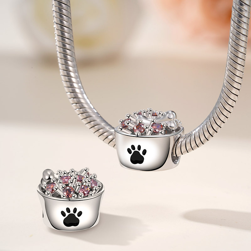 Pet Food Bowl Charm image number 1