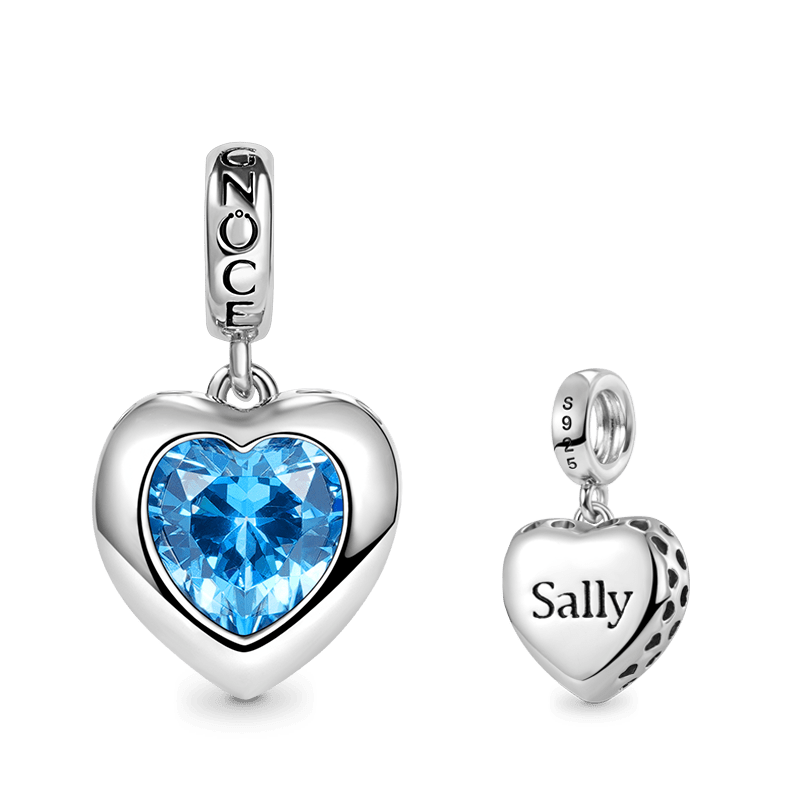 Engravable Birthstone Pendant image number 0