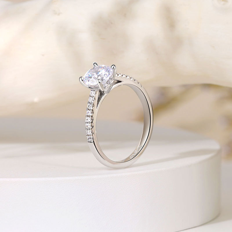 Round Solitaire Ring image number 4