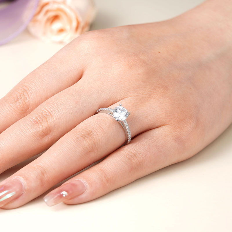 Round Solitaire Ring image number 5