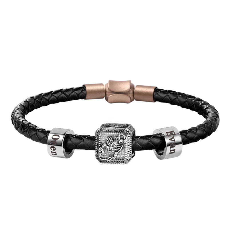 Beetle & Customized Charms Bracelet image number 0