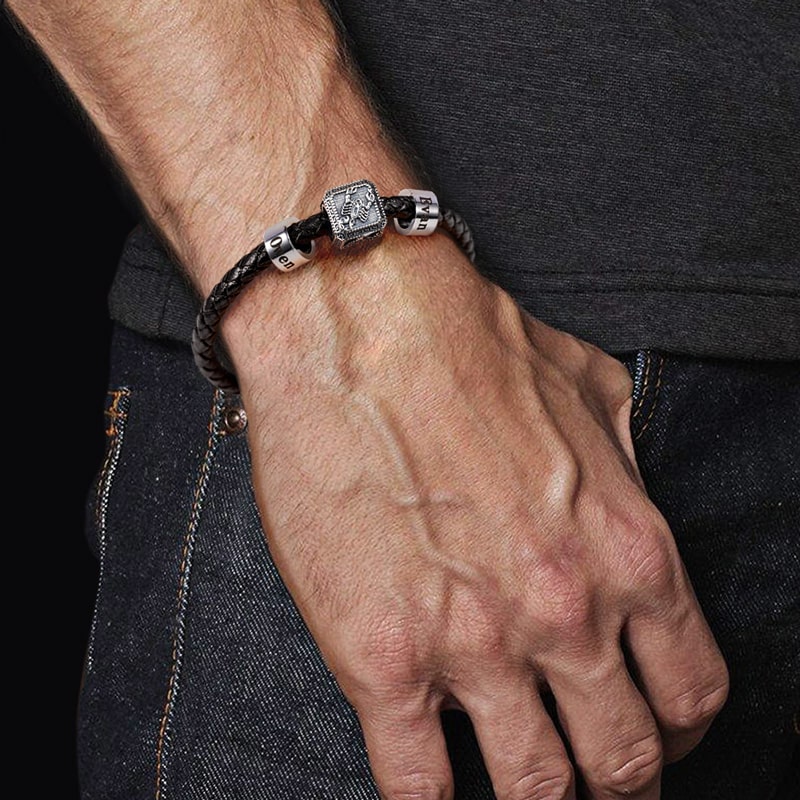 Beetle & Customized Charms Bracelet image number 4