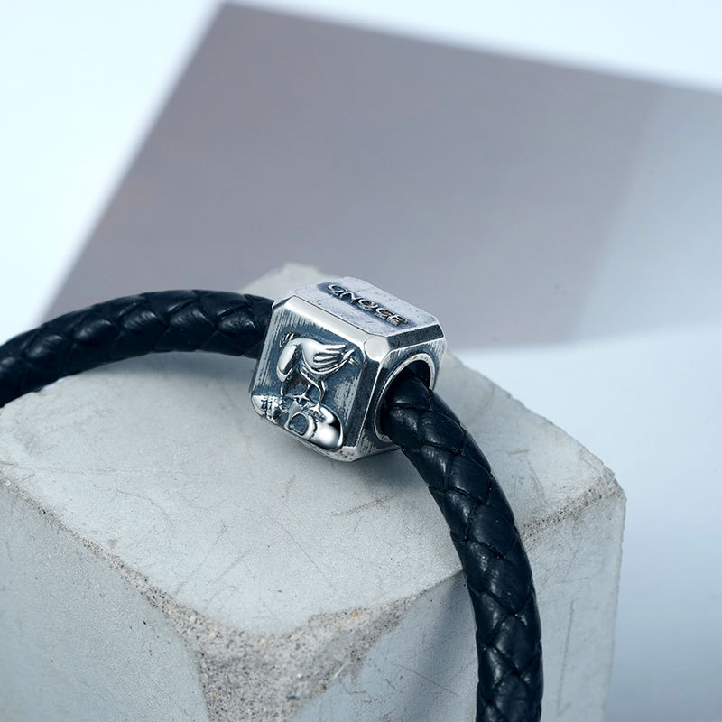 Raven & Skeleton Charm Bracelet image number 3