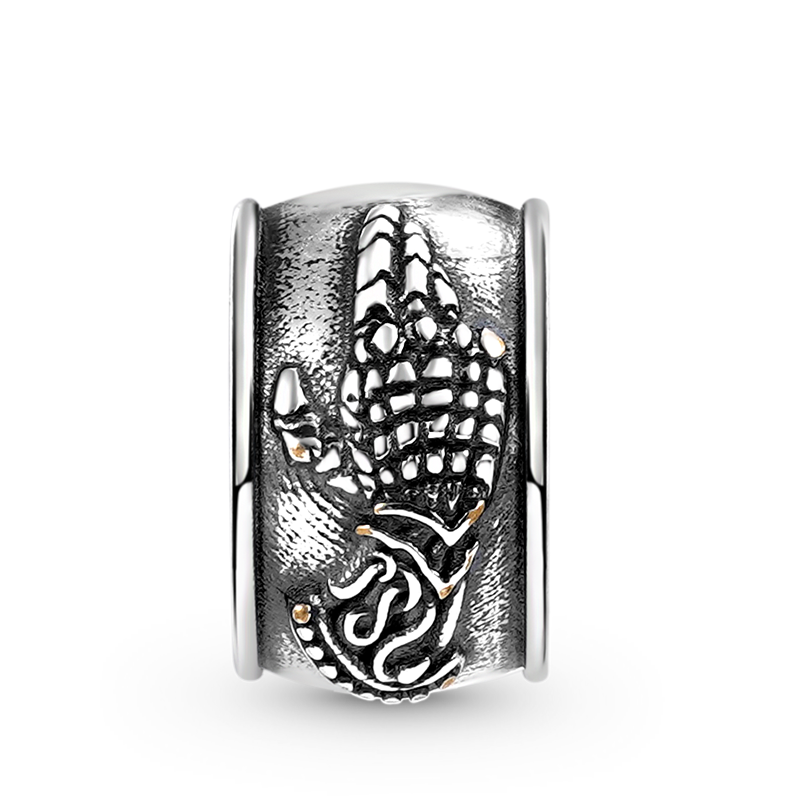 Skeleton Knight Armor Charm Bracelet image number 2