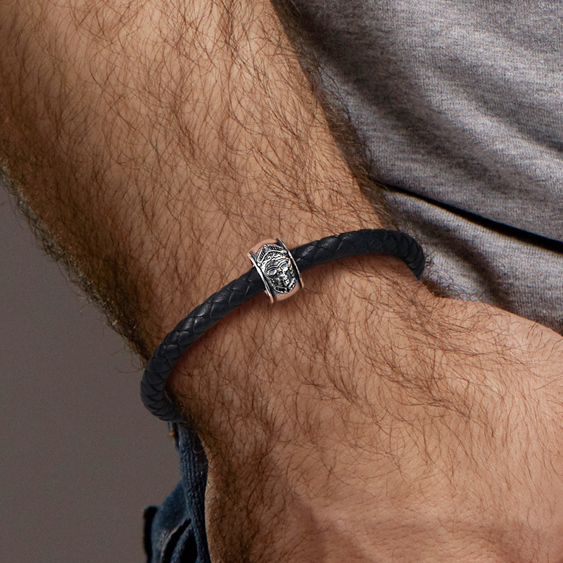 Skeleton Knight Armor Charm Bracelet image number 5