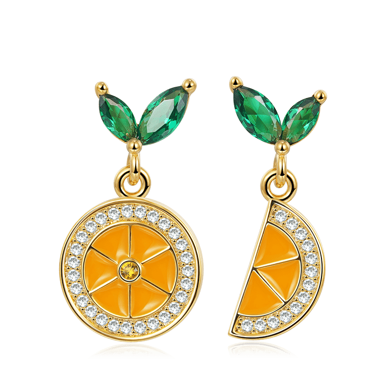 Lemon Dangle Earrings image number 0