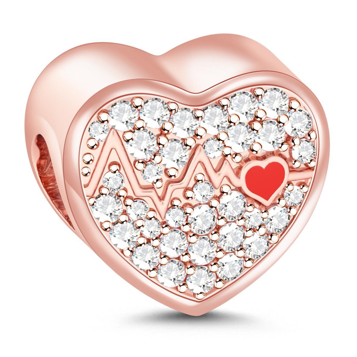 Beating Heart Photo Charm image number 1