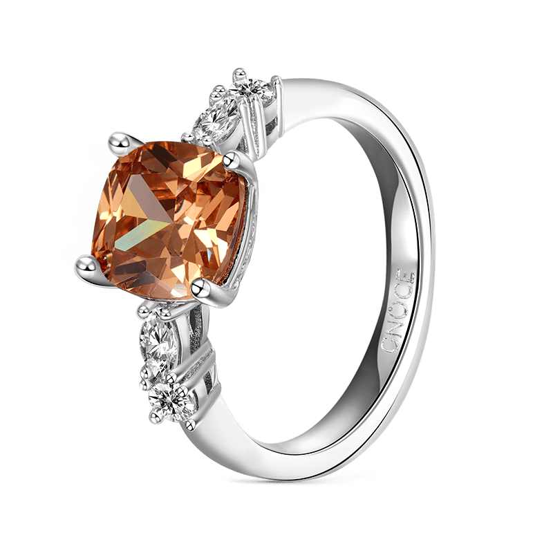 Square Wishbone Ring Set image number 3