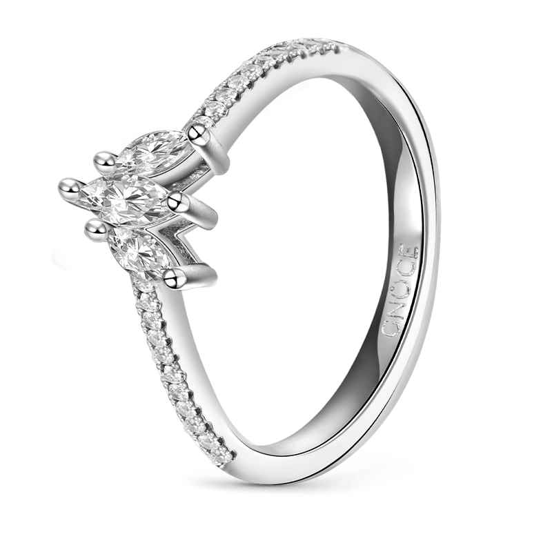 Square Wishbone Ring Set image number 4